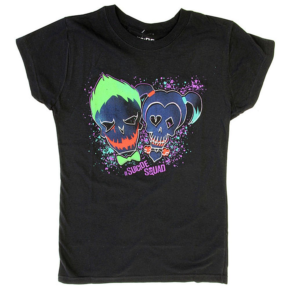 SUICIDE SQUAD スーサイドスクワッド (ジョーカー 生誕 80周年 ) - Harley Quinn / Joker / Tシャツ / レディース - PGS